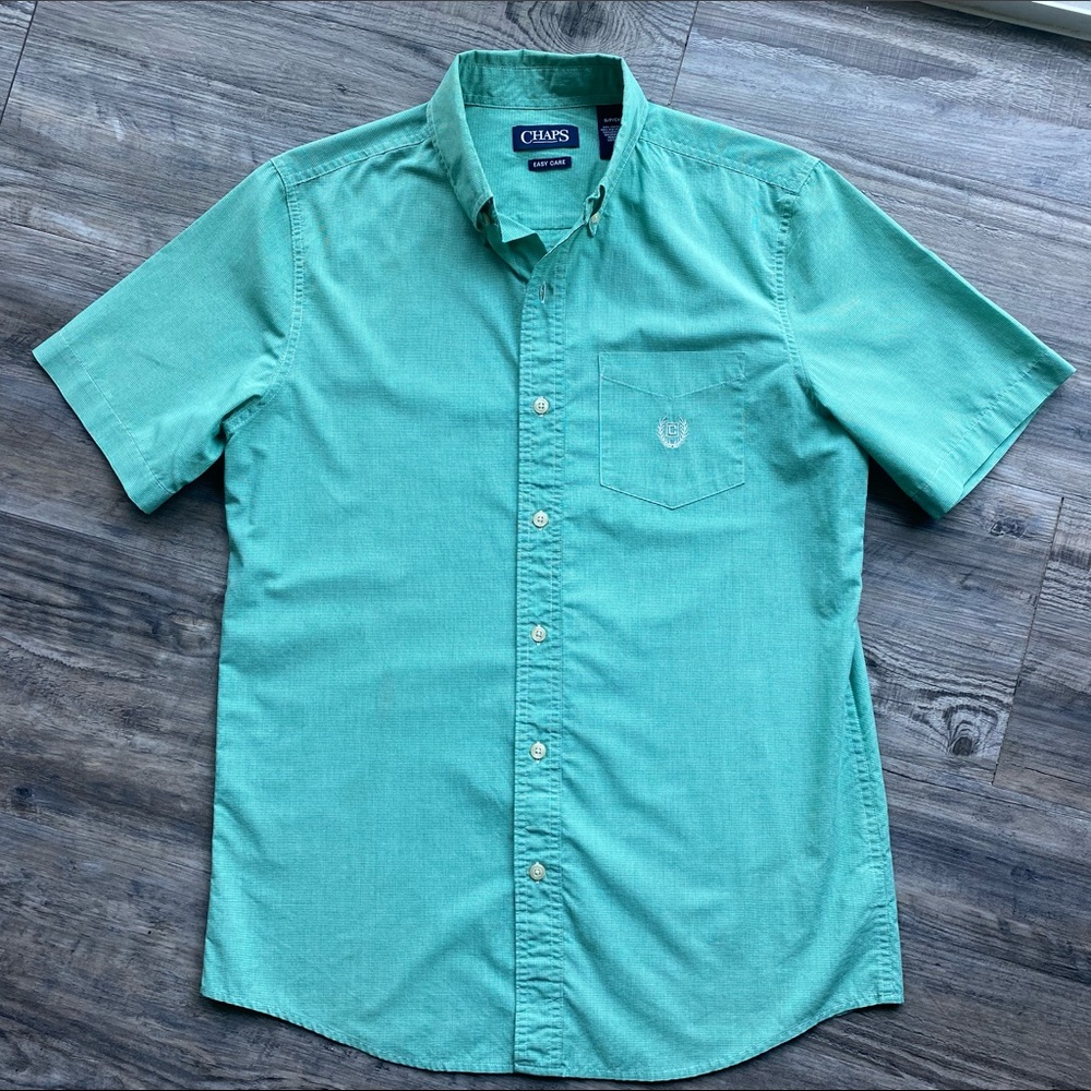 Chaps short sleeve button down